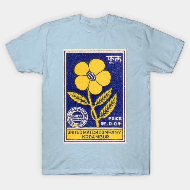 Flower matchbox T-Shirt by Gourmet comics